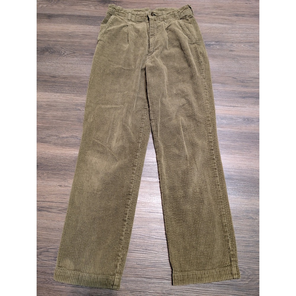 Alex Mill Boy Pant Corduroy Pants Dark Olive‎ Green Size 0 (BUTTON FLAW)